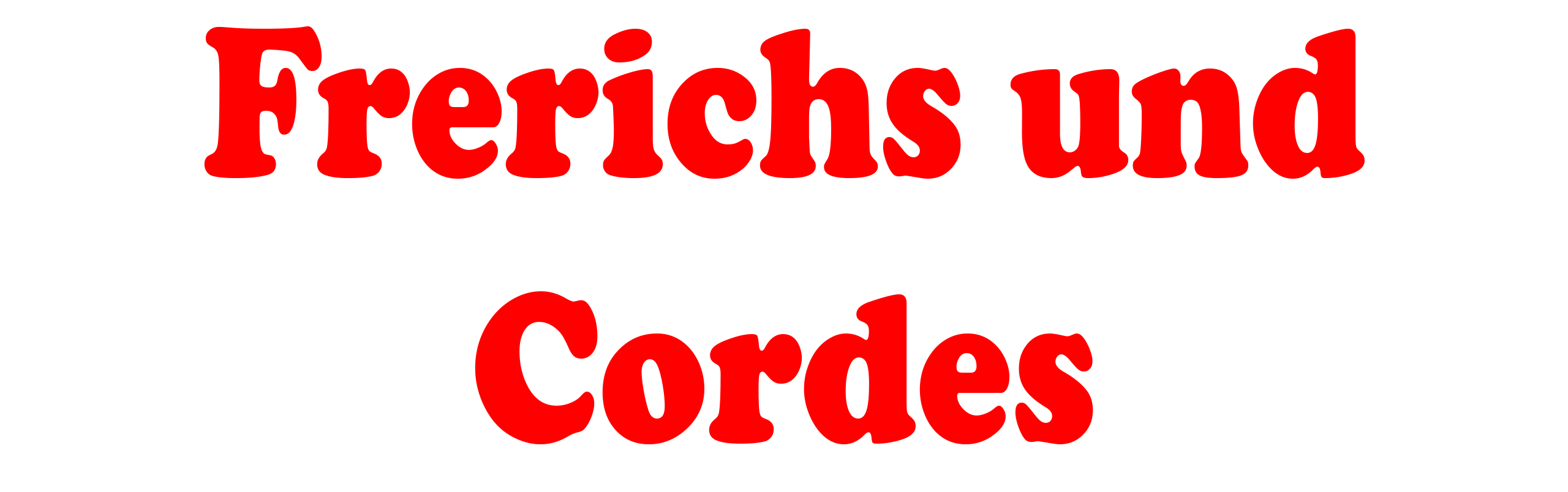 Frerichs und Cordes